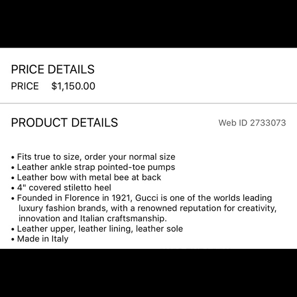 Gucci Queen Margaret Pointed Toe Ankle Strap Pumps - Picture 8 of 8